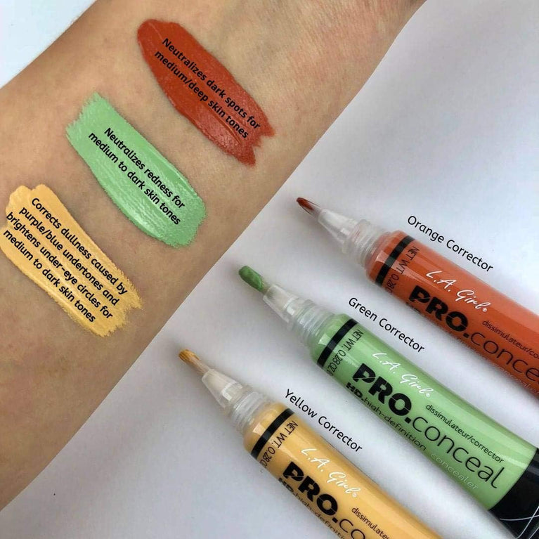 L.A. Girl Pro High Definition Cool Pink Undertone Neutralizer with Vitamin E and Jojoba Oil, 8g