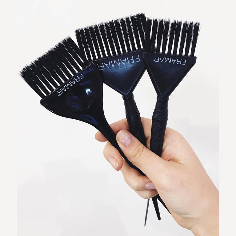 Framar Hair Dye Brush Set - 3 Pack Black