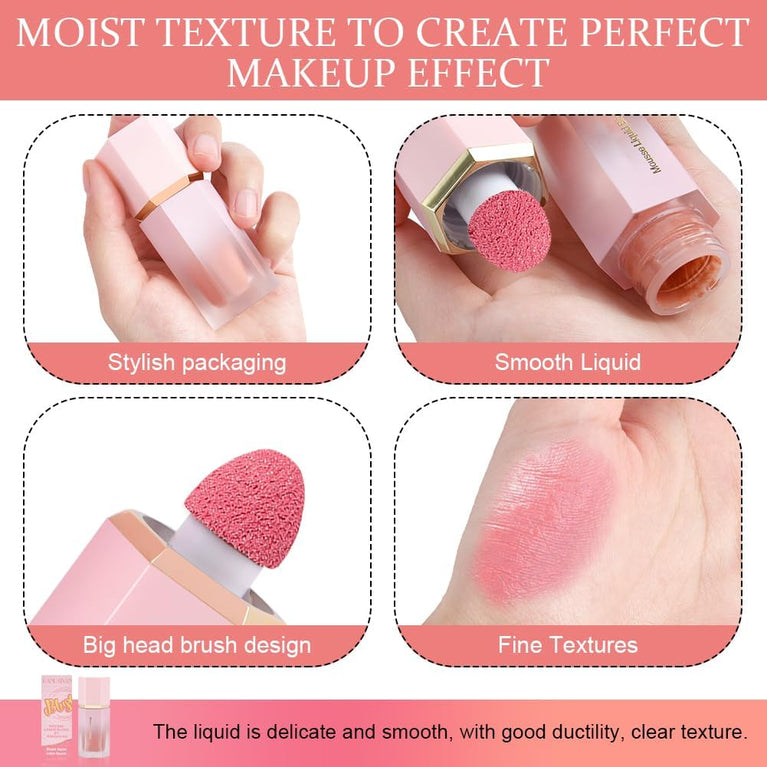 LOPHE Multi-Use Liquid Blush with Subtle Glitter Finish