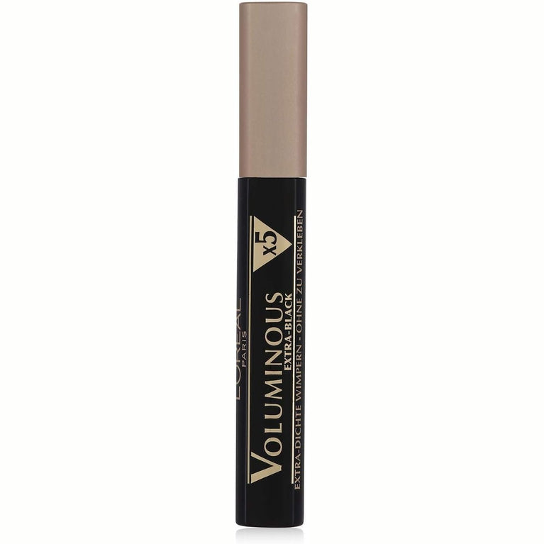 L'Oreal Paris Carbon Black Voluminous Mascara for Enhanced, Thicker Lashes, Ideal for Sensitive Eyes and Contact Lens Wearers
