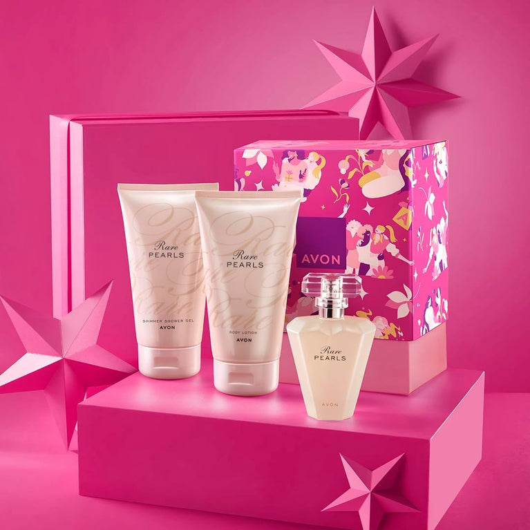 Avon Rare Pearls Three Piece Fragrance Gift Set