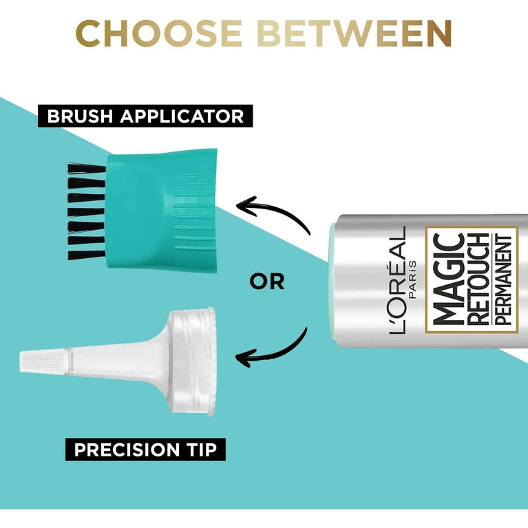 L'Oreal Paris Magic Retouch Permanent Root Concealer, Dark Blonde 7 - Cover Greys in 10 min, Lasts 4 Weeks, Easy Application