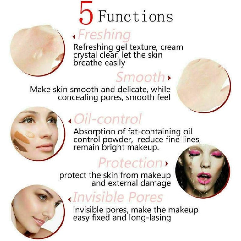 AQUAPURITY's PHOERA Primer - Cruelty-Free 18ML Makeup Base for Extended Flawless Coverage and Oil Control