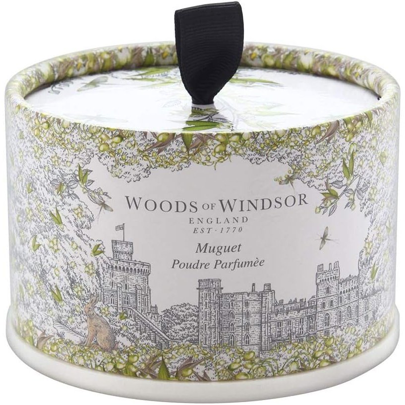 Lily of the Valley Dusting Powder Talc - Woods of Windsor - 100g (Pack of 1)