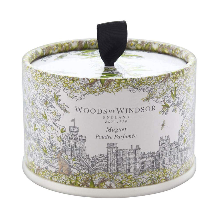 Lily of the Valley Dusting Powder Talc - Woods of Windsor - 100g (Pack of 1)