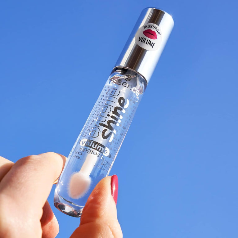 ESSENCE Women's Lip Gloss - Extreme Shine Volume 01 with Crystal Clear Glossy Applicator