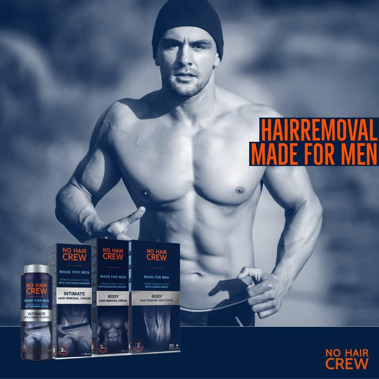 NO HAIR CREW Intimate Dry & Fresh Powder for Men - 100g