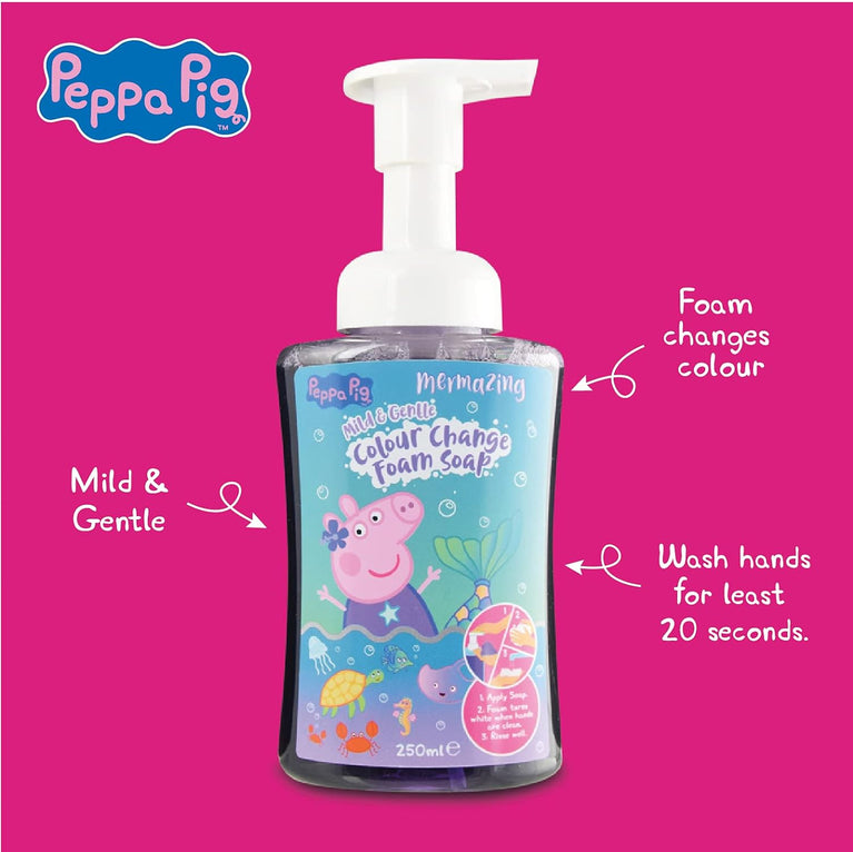 Peppa Pig Magic Colour-Changing Foaming Hand Wash - 250 ml