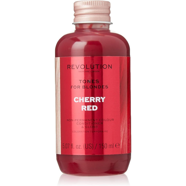 Revolution Beauty London Haircare tones for Brunettes, Add A Hint Of Colour, Transform and Condition Hair, Cherry Red
