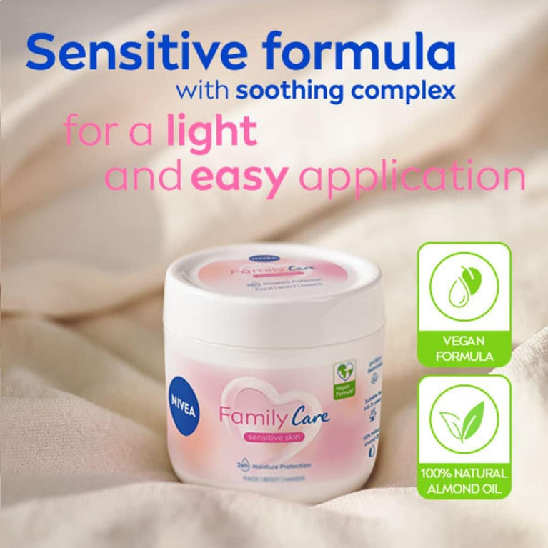 NIVEA Almond Family Care Sensitive Moisturising Cream