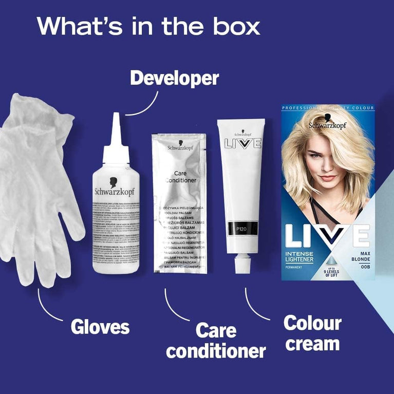 Schwarzkopf Color XXL HD Intense Max Blonde Hair Lightener - Brightening Oil Booster