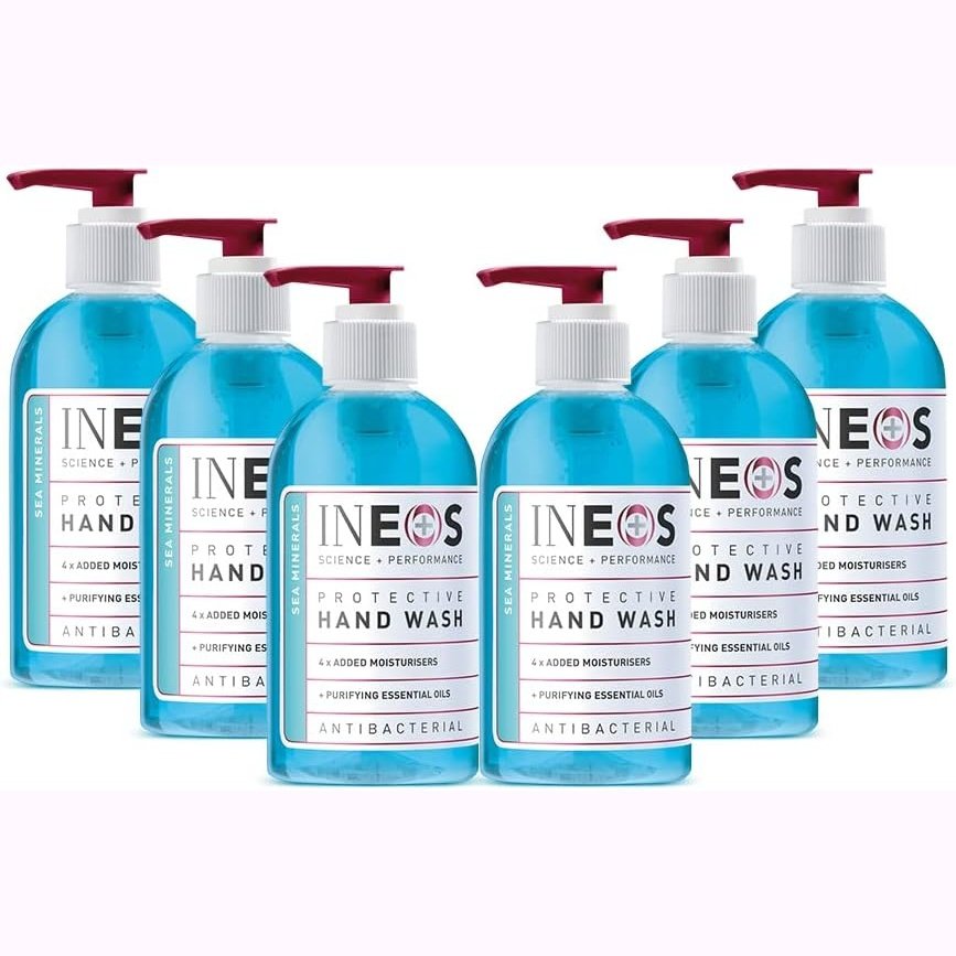 Moisturising Liquid Hand Soap with Sea Minerals - Pack of 6 x 250ml Bottles