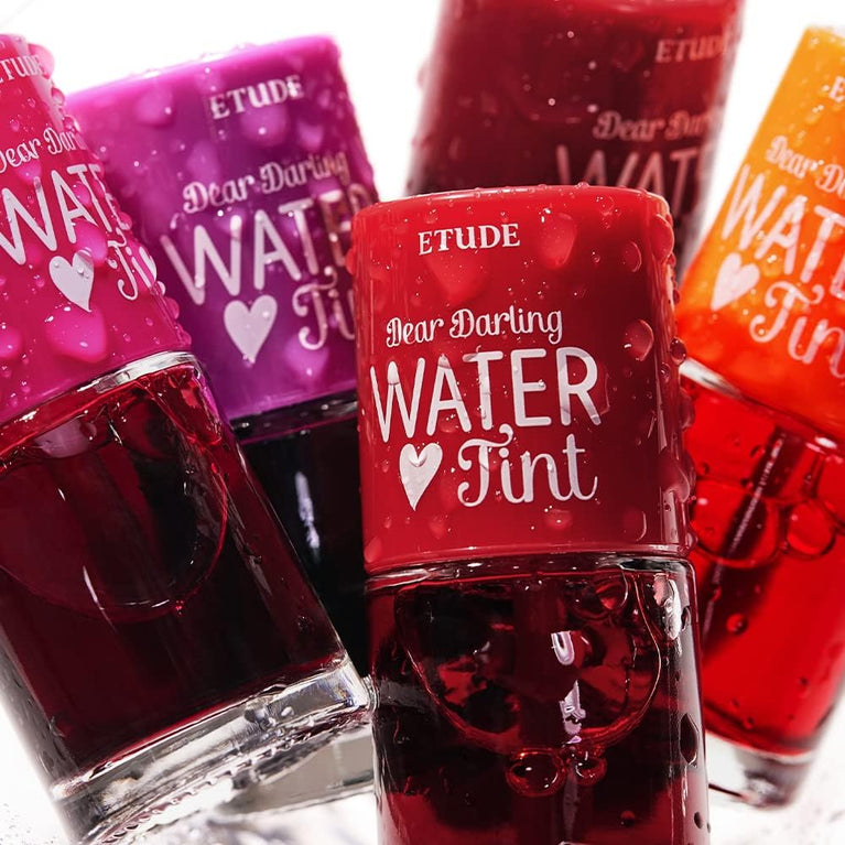 Etude House Cherry Ade Lightweight Lip Stain (21AD) | Smudge-proof, Non-sticky, and Hydrating K-beauty Lip Tint for a Vivid, Energetic Look