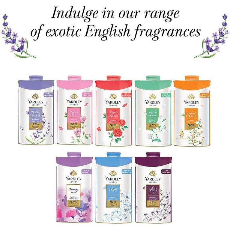 Yardley London RED Rose Perfumed Talcum Powder - 100g