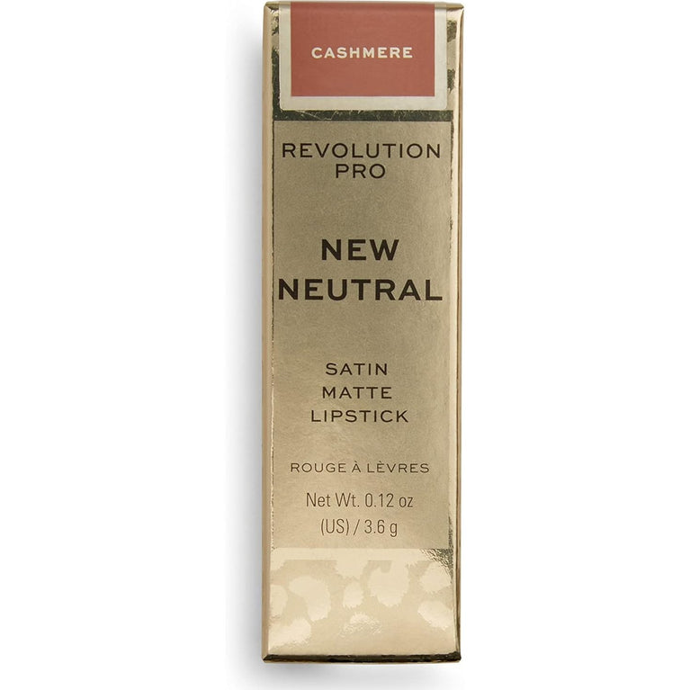 Revolution PRO Luxe Satin Matte Lipstick in Cashmere Neutral