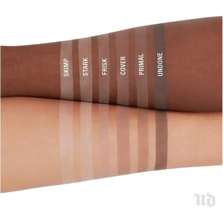 Urban Decay Naked Basics 2 Compact Eyeshadow Palette, 6 Matte Nude Shades for Versatile Looks, Travel-Friendly Size, 7.8g