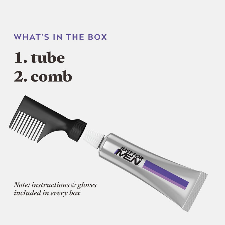 Touch of Grey Dark Brown Hair Dye - Achieve a Subtle Salt & Pepper Look, T45