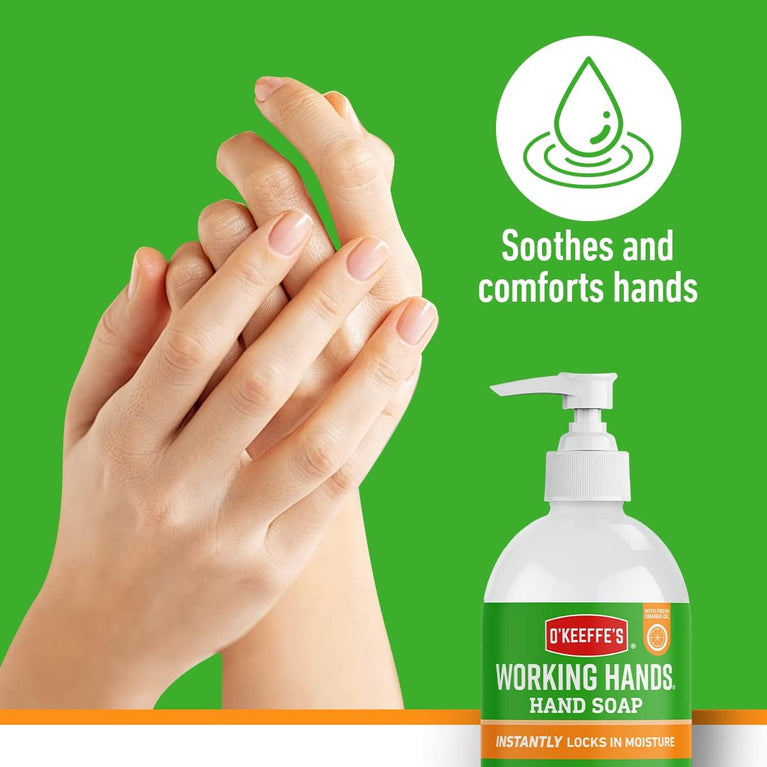 O'Keeffe's Orange Scented Moisturizing Hand Soap - 2-in-1 Cleansing & Hydrating Formula