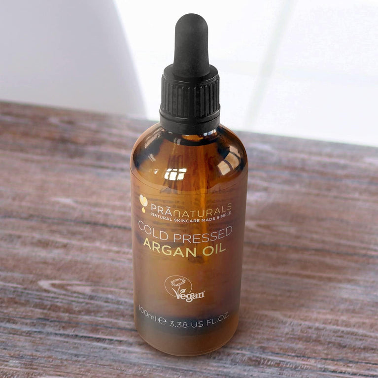 100% Pure Moroccan Argan Oil for Skin, Hair & Nails - Rich in Vitamin E - Vegan & Cruelty-Free
