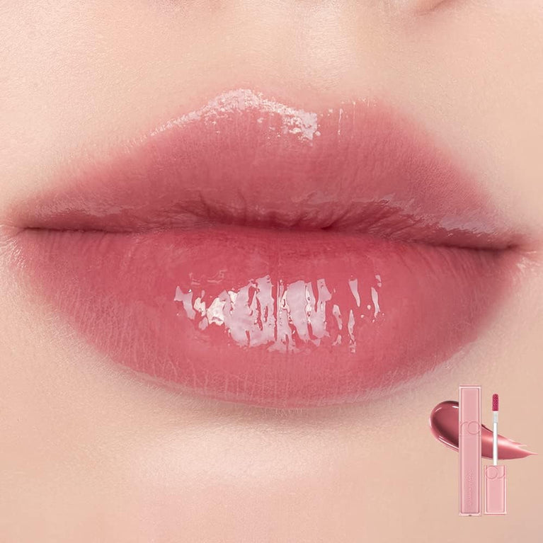 Rom&nd Lightweight Long-Lasting Dewy Water Lip Tint in Custard Mauve (5g)