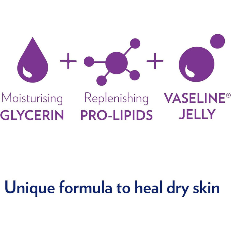 Vaseline Expert Care Dry Skin Healing Balm Body Cream - Intensive Moisturizer for Very Dry Skin