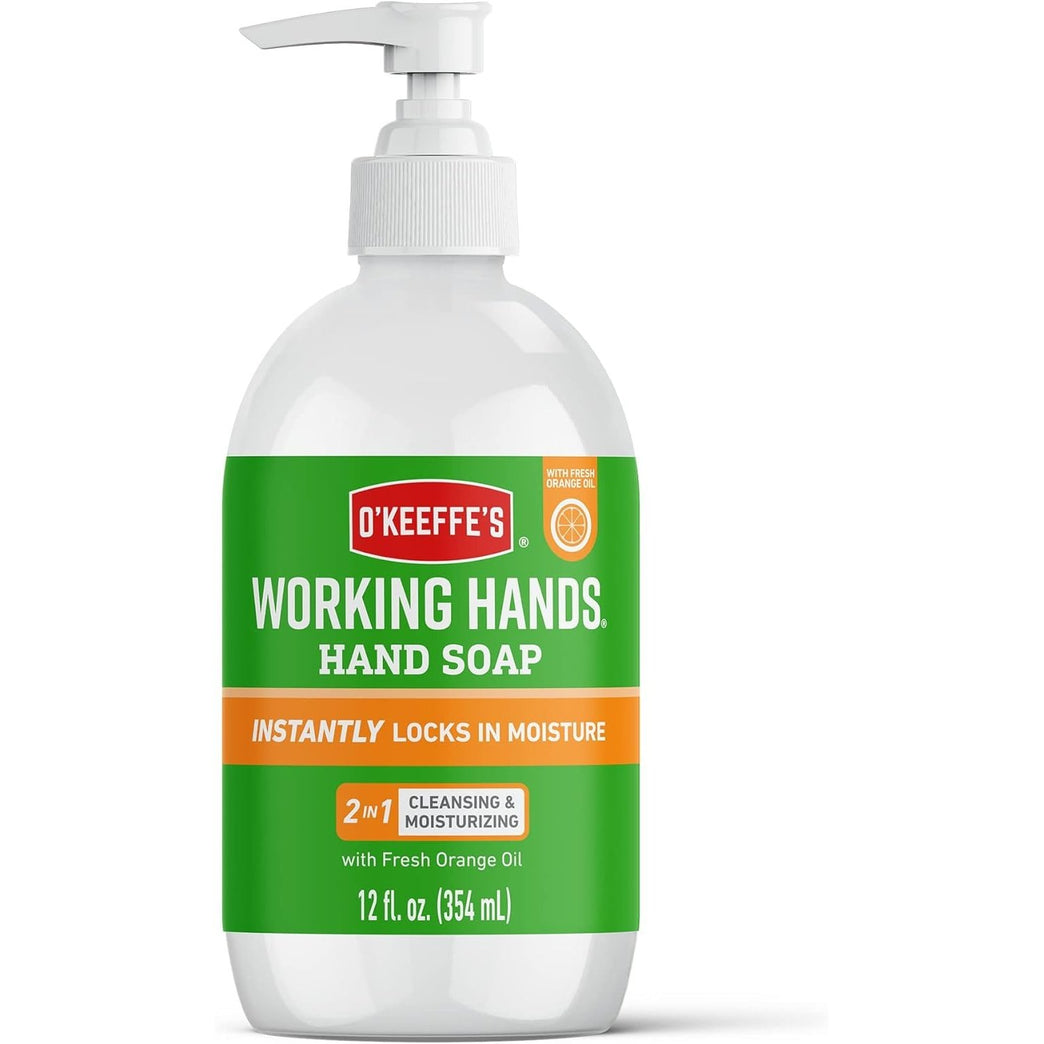 O'Keeffe's Orange Scented Moisturizing Hand Soap - 2-in-1 Cleansing & Hydrating Formula