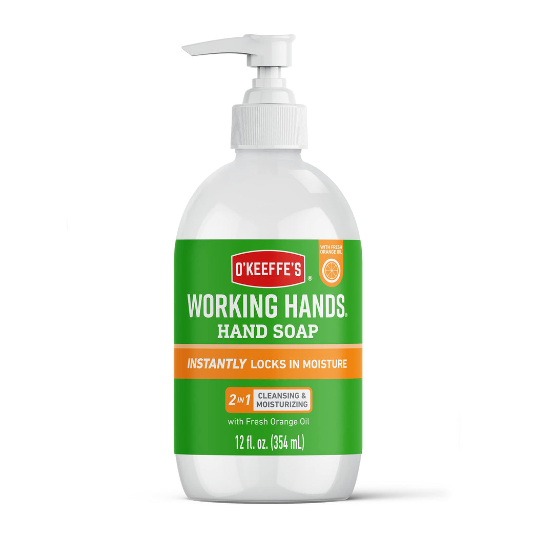 O'Keeffe's Orange Scented Moisturizing Hand Soap - 2-in-1 Cleansing & Hydrating Formula