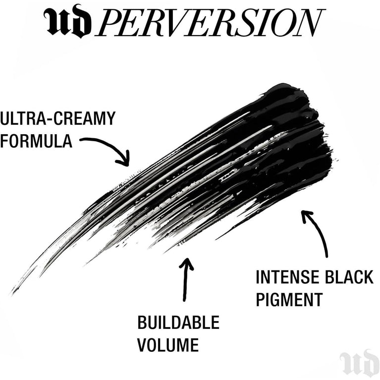 Urban Decay Perversion High-Impact Mascara, Deep Black for Full Volume & Length