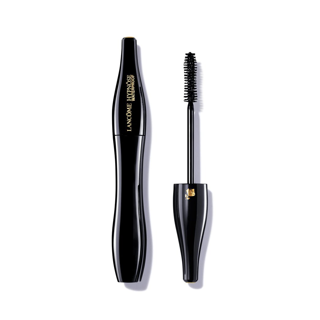 Lancôme Paris Hypnôse Noir Hypnotic Waterproof Mascara, Custom Volume Wear, 6ml 0.20 FL. OZ., Paired with Bronzing Powder Bronzer