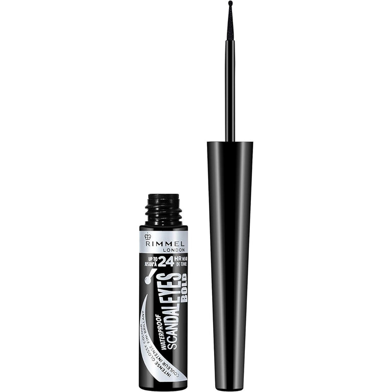 Rimmel London Scandaleyes Waterproof Intense Black Eyeliner with 24 Hour Wear