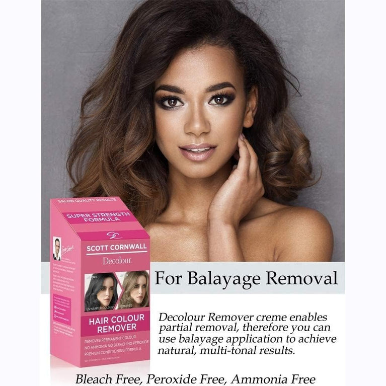 Scott Cornwall Decolour Hair Colour Remover For Dyed Hair Removes Unwanted Permanent Hair Colour