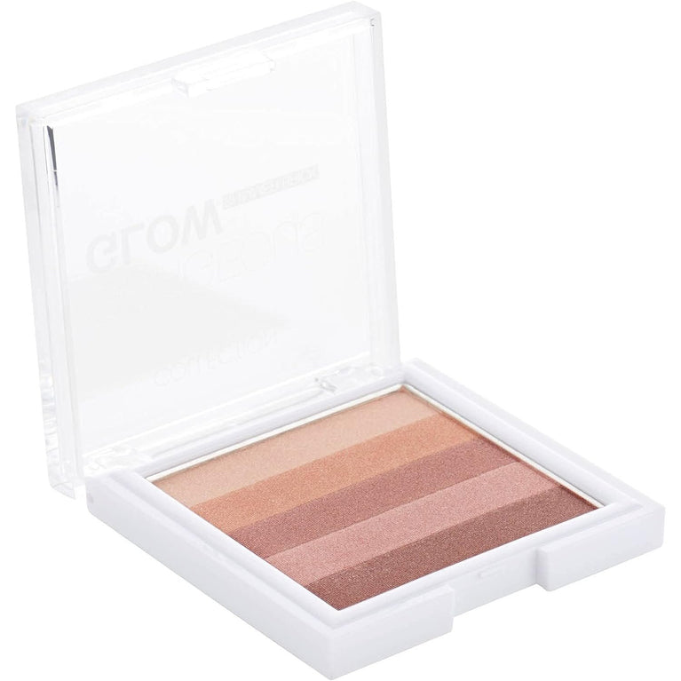 Sunkissed Radiance Bronzer Quad - Plush Matte & Sparkling Shimmer Palette