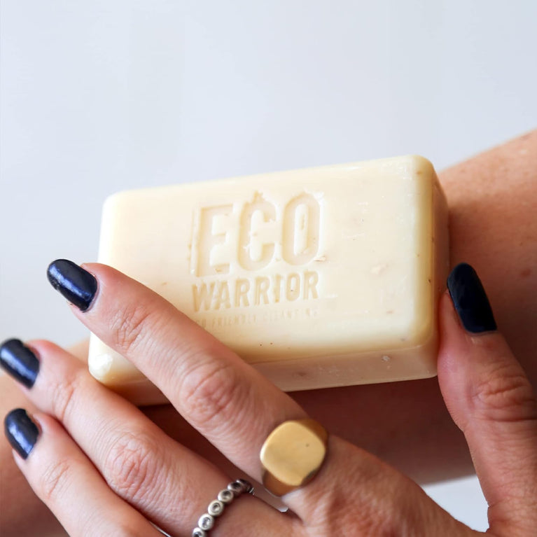 Eco Warrior Citrus Oatmeal Body Scrub Soap Bar - 100g