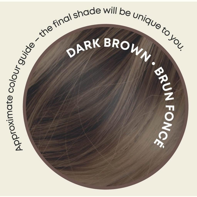 Pure Organic Henna Hair Dye in Dark Brown for Volumising, Strengthening, & Revitalising