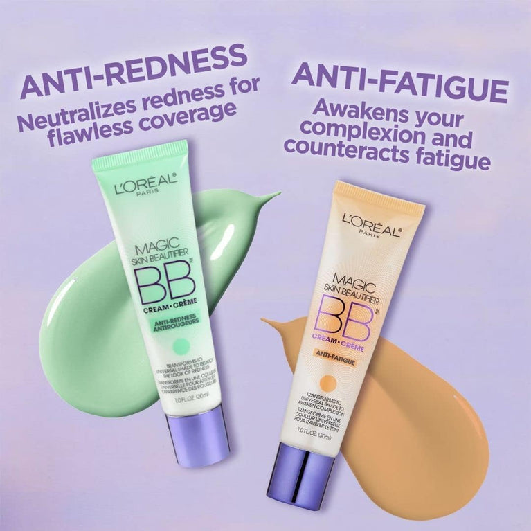 L'Oreal Paris Miracle Skin Perfector Anti-Redness BB Cream - Hydrating Skin Color Corrector
