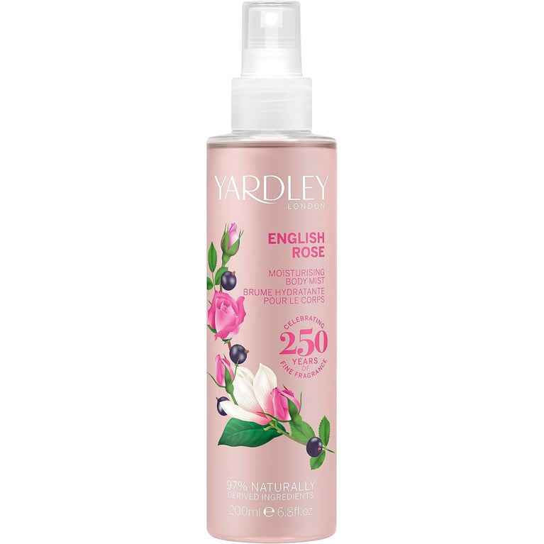 Yardley London English Rose 200ml Fragrance Mist