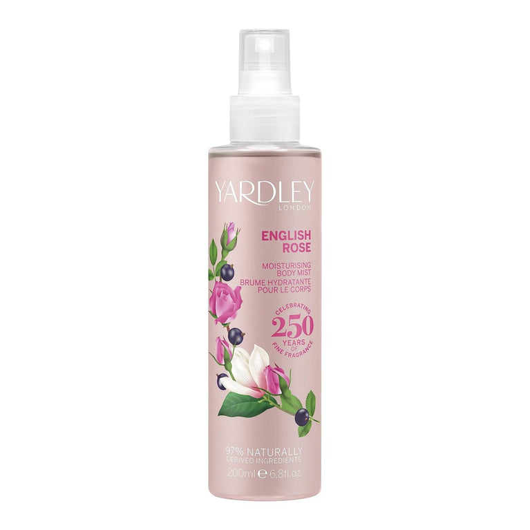 Yardley London English Rose 200ml Fragrance Mist
