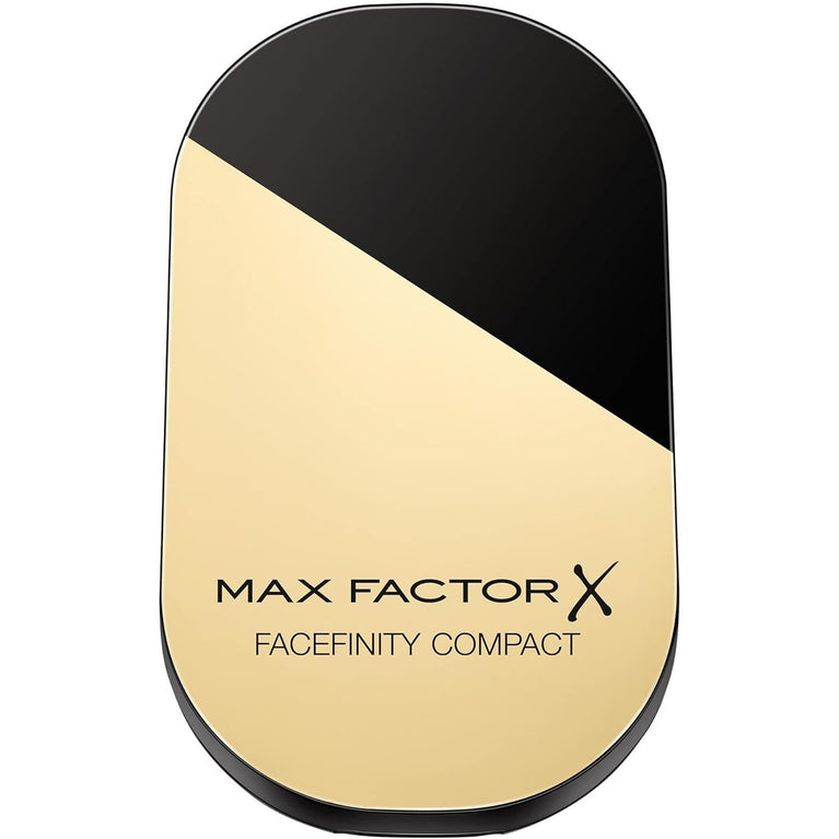 MAX FACTOR Facefinity All-Day Shine-Control Compact Foundation with SPF 20 - 003 Natural Rose, Vegan Formula, 10g