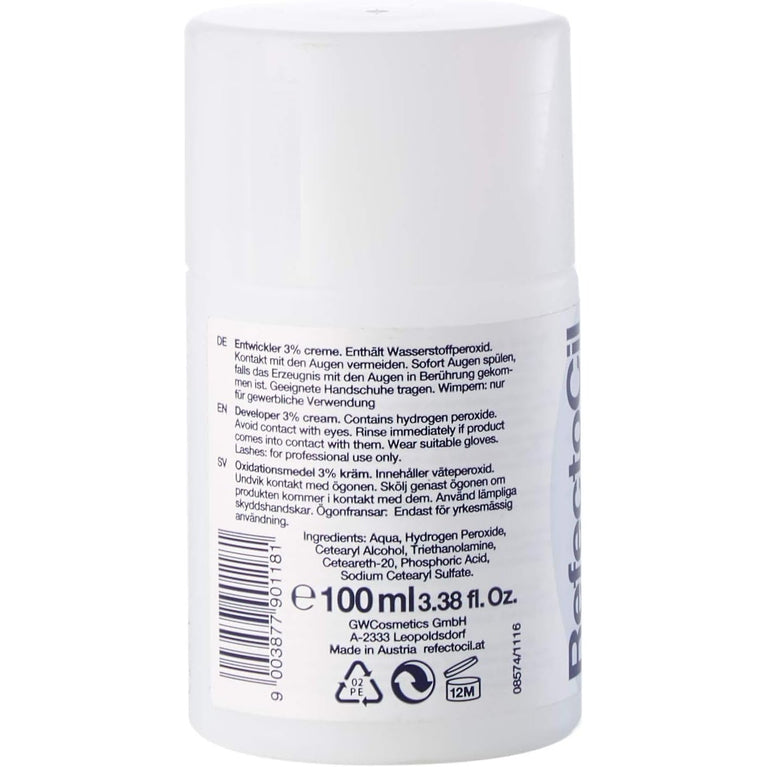 RefectoCil 3% Oxidant Cream, 100 ml