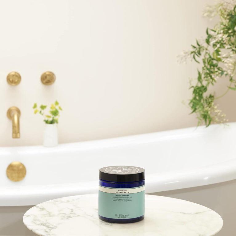 Neal's Yard Remedies Lavender Bath Salts | Restorative and Relaxing Salt Crystals | 350 g