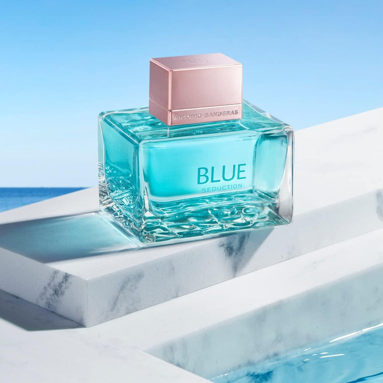 Blue Seduction Woman Eau de Toilette - Floral Aquatic Fragrance for Day Wear - 200 ml
