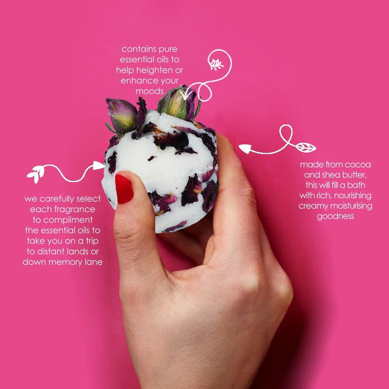 Little Box of Love Ballotin Bath Melt Wrapped Gift Pack, 6 x 30g