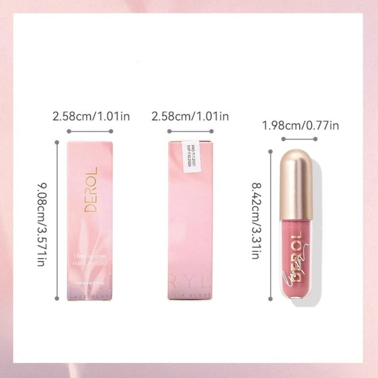 Hydrating Lip Plumper and Tinted Balm with Long-Lasting Lip Stain and Gloss, Enhanced with Ginger for Nourished, Soft and Full Lips - Waterproof and Durable (#02)