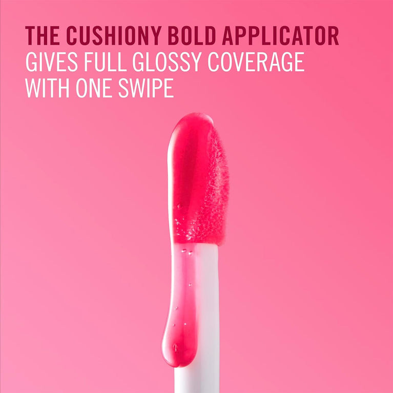 Rimmel London Berry Blast Hydrating Lip Gloss in Pink with Triple Anti-Oxidant Complex