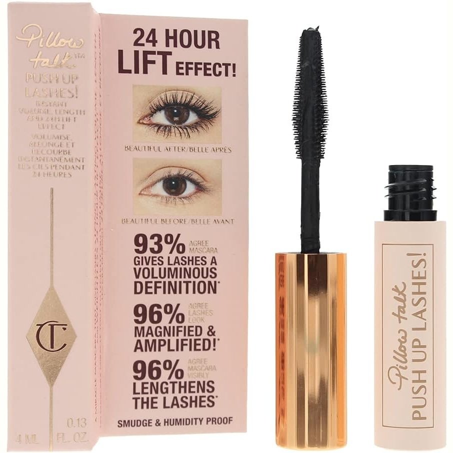 Charlotte Tilbury Pillow Talk Travel Size Volumizing Mascara with Micro Pro Pr Precision Paddle Brush - 4ml