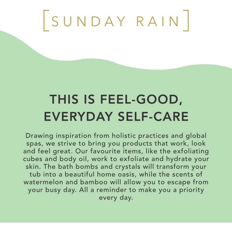 Sunday Rain Aloe Vera & Mint Bubble Bath - Hydrating and Refreshing, 450ml
