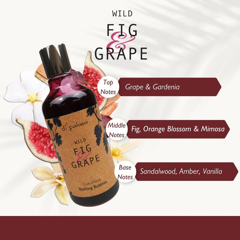 Vegan Wild Fig & Grape Foaming Bubble Bath 300ml