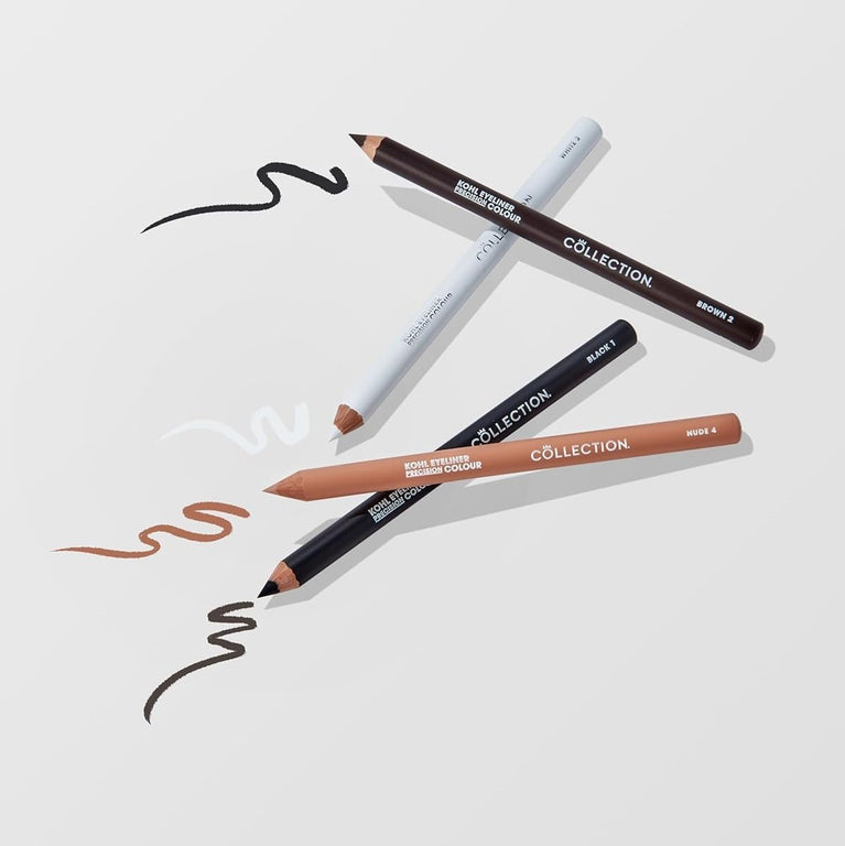 Vegan Collection Cosmetics Nude Kohl Eyeliner: Smudge-Proof, Brightening, and Highly Pigmented for Instant Impact