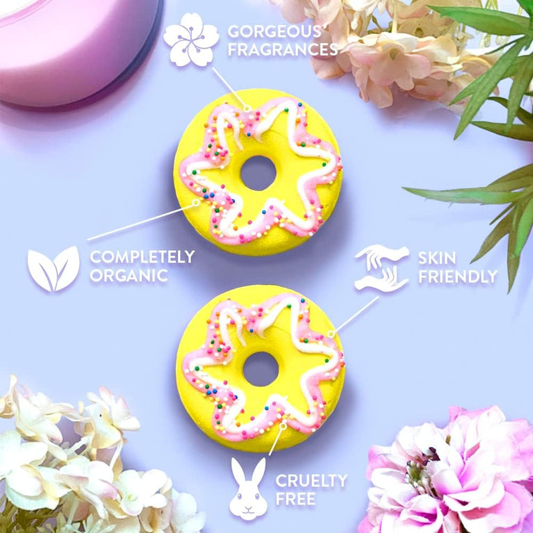 Handcrafted 8-Piece Bath Bombs Set for Women, Spa Gift with Moisturizing and Vegan Formula