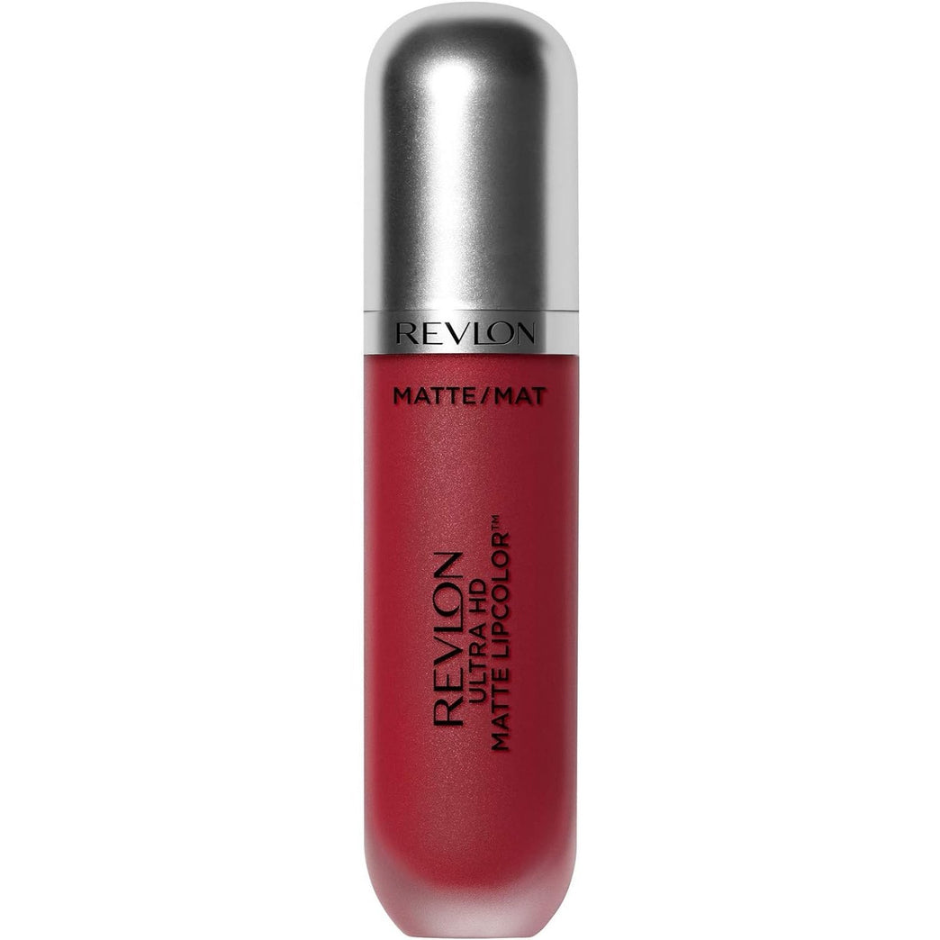 Revlon Passion (635) Coral Red Ultra HD Matte Liquid Lipstick with Moisturising Formula and Wax-free Gel Technology